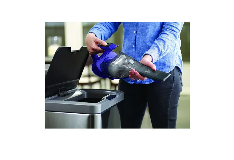 BLACK+DECKER BLACK+DECKER Akku-Stielstaubsauger DVA325JP07, Blau|lila, – Produktbild 5 von 5
