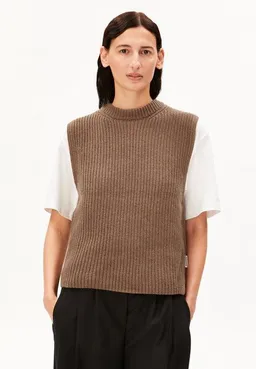 ARMEDANGELS ARMEDANGELS RIB KNIT Damen Strickweste aus Bio-Woll Mix – Produktbild 1 von 1
