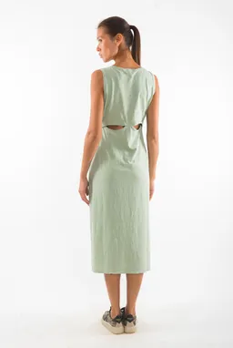 RAVENS VIEW IBIZA RAVENS VIEW IBIZA Damen vegan Ärmelloses Kleid Uma Helles Aloe Grün – Produktbild 1 von 1