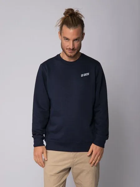 watapparel watapparel Sweatshirt Unisex Go Green, French navy, – Produktbild 2 von 3