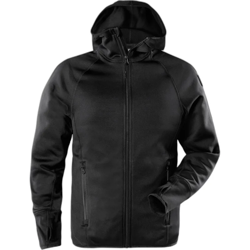 Fristads Fleece mit Kapuze Fristads Calcium Polartec®, Noir, – Produktbild 2 von 2