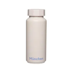 Design Letters Thermoflasche – Pale Beige, München – Produktbild 1 von 1