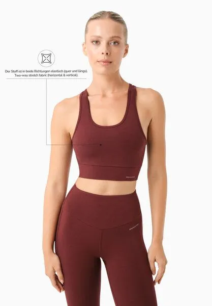 ORGANICATION ORGANICATION BIANNCA | Bralette aus Bio-Baumwolle, Bordeaux, – Produktbild 3 von 3