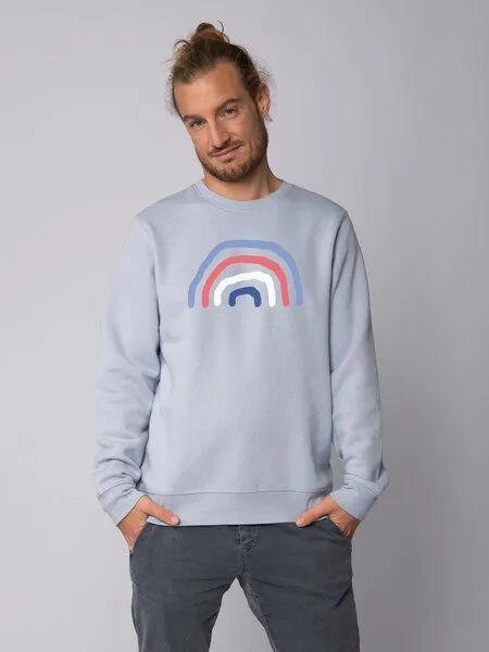watapparel watapparel Sweatshirt Unisex Regenbogen, Serene blue, – Produktbild 2 von 3