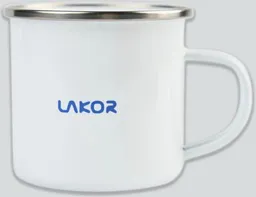 LAKOR LAKOR Beaver Rafting Emaille Tasse – Produktbild 1 von 1