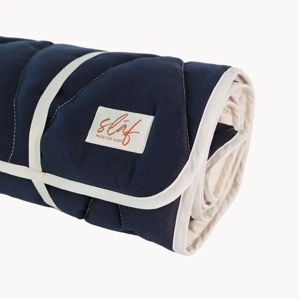Slāf Slāf Lyocell Yogamatte 75x200 mit Bändchen BIO, Anthrazit, – Produktbild 1 von 4
