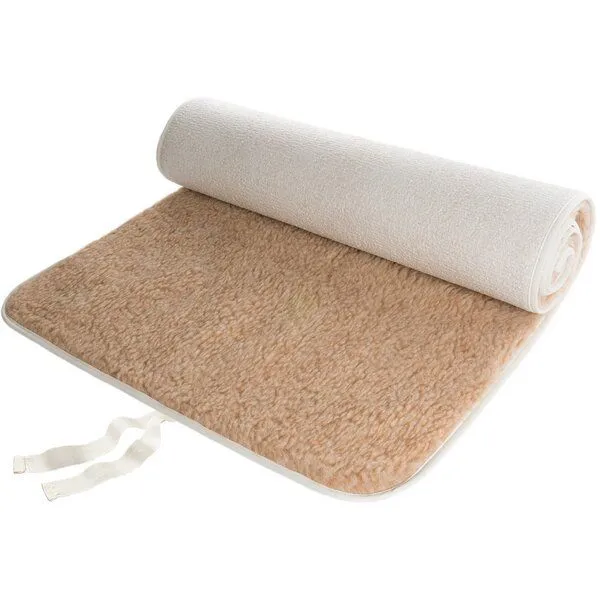 Bausinger Bausinger Schurwoll Yogamatte Kontrast, Braun / natur, – Produktbild 1 von 2