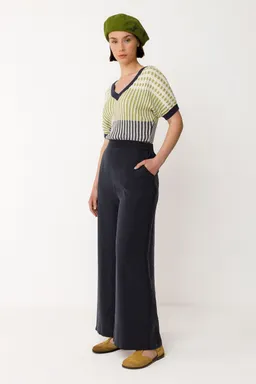 SKFK SKFK Damen vegan Hose Klodin Schwarz – Produktbild 1 von 1