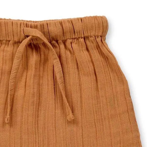 Sense Organics Sense Organics Baby Shorts, Modell CHARLIE, Karamellbraun, – Produktbild 3 von 4