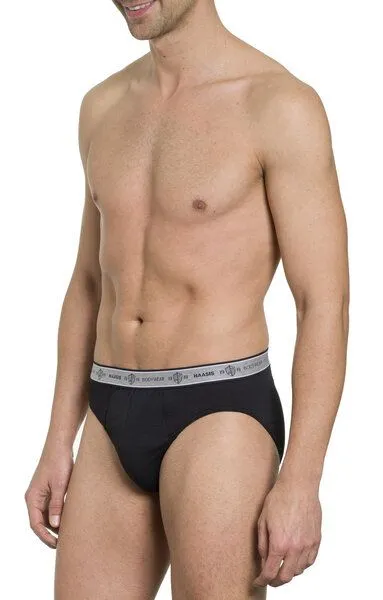 Haasis Bodywear Haasis Bodywear Herren Slip ohne Eingriff Single Jersey 3er Pack,Bio Baumwolle/Elasthan, Schwarz, – Produktbild 4 von 4