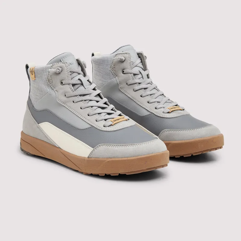 SAOLA SAOLA Herren vegan Sneaker Quito Mid Wasserdicht, Grau, – Produktbild 2 von 2