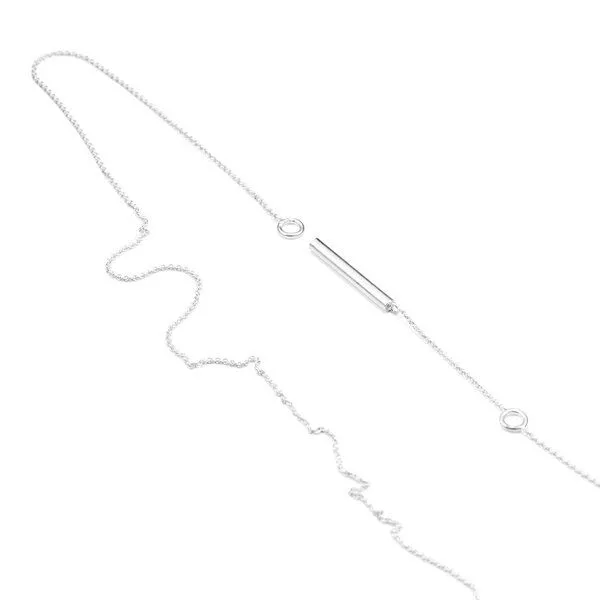 Jonathan Radetz Jewellery Jonathan Radetz Jewellery Kette SCORE, Silber 925, Sterlingsilber, Länge 43 cm – Produktbild 3 von 4