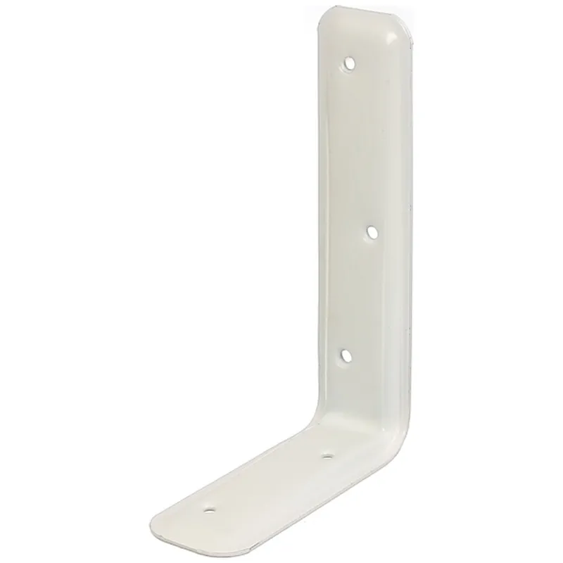 Alberts ALBERTS Stützwinkel, geprägt, zinkphosphatiert, weiß beschichtet,TxHxB 100x160x40 mm – Produktbild 1 von 1