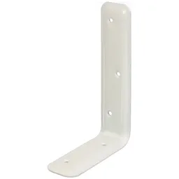 Alberts ALBERTS Stützwinkel, geprägt, zinkphosphatiert, weiß beschichtet,TxHxB 100x160x40 mm – Produktbild 1 von 1