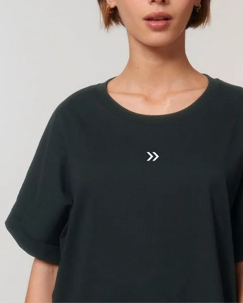 Human Family Human Family Oversize Damen T-Shirt "Skip", Schwarz, – Produktbild 1 von 3