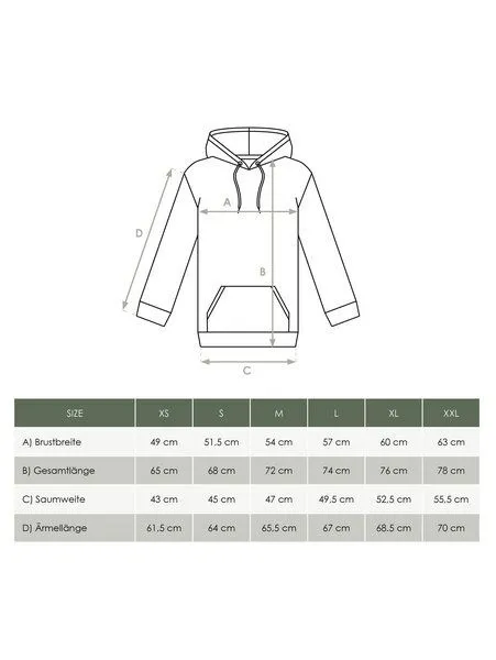 FUXBAU FUXBAU fux Hoodie, Hellblau, – Produktbild 1 von 4