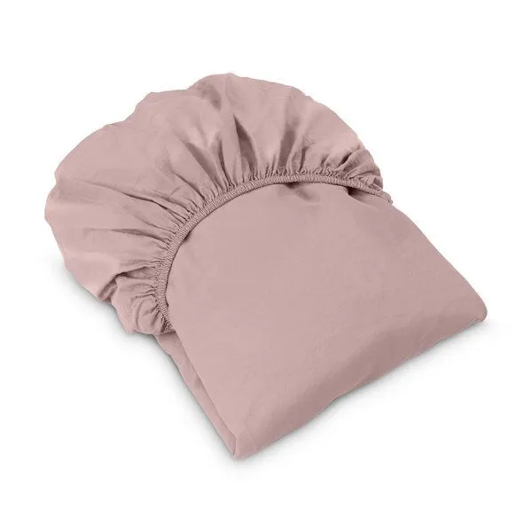 ekomia ekomia Spannbettlaken Aisling, Dusty rose (altrosa), – Produktbild 4 von 4