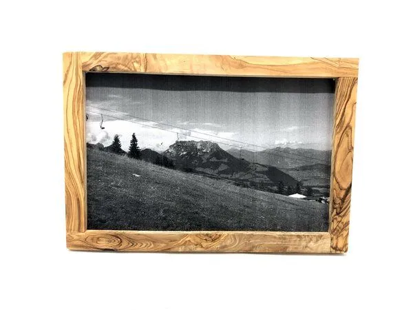 Olivenholz erleben Olivenholz erleben Bilderrahmen 30cm x 20 cm aus Olivenholz – Produktbild 4 von 6