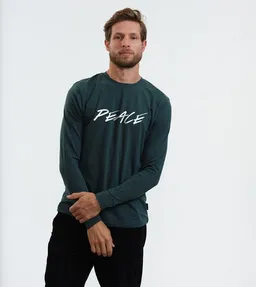 Gary Mash GARY MASH Herren Langarmshirt Peace aus Biobaumwolle – Produktbild 1 von 1