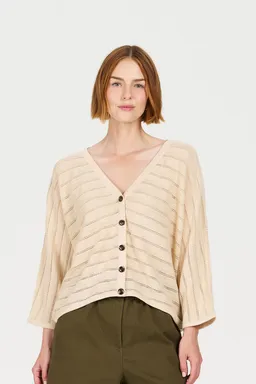 KOMODO KOMODO Damen vegan Pullover Mali Batwing Sand – Produktbild 1 von 1