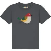 watabout kids watabout.kids T-Shirt Kinder Vogel, Anthracite, – Produktbild 1 von 1
