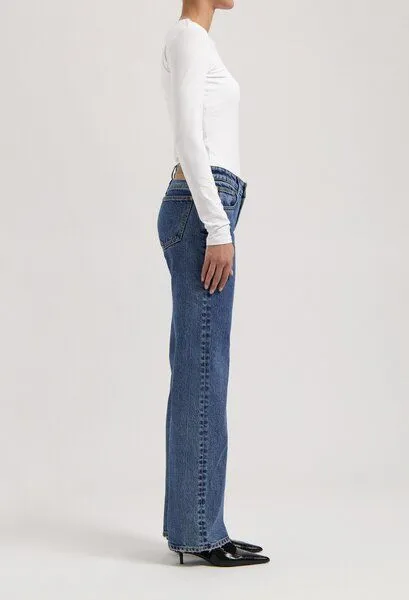 MUD Jeans MUD Jeans Damen Jeans Straight Leg "Carry - Stone Vintage", Blue, – Produktbild 2 von 4