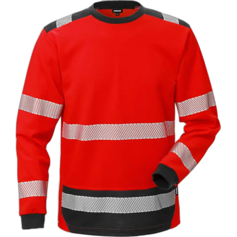 Fristads Langarmshirt Fristads Classe 3 7724 THV, Rouge, – Produktbild 1 von 2