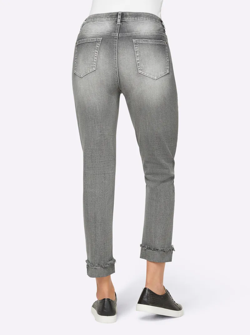 heine 7/8-Jeans, Light grey-denim, – Produktbild 2 von 3