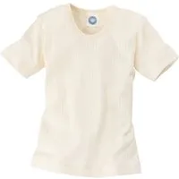Cosilana Cosilana Kinder Unterhemd Kurzarm Baumwolle-Wolle-Seide natur Gr.92 – Produktbild 1 von 1