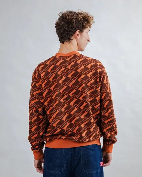 Brava Fabrics Brava Fabrics Sweatshirt Choco Allover, Brown, – Produktbild 2 von 4