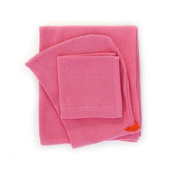 EKOBO EKOBO Kapuzentuch & Waschlappen Flamingo im Set – Produktbild 2 von 2