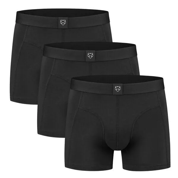 A-Dam A-Dam 3er Pack Boxer Brief Uni, Jelle (schwarz), – Produktbild 1 von 1