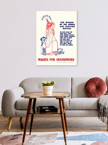 Photocircle Photocircle Poster / Leinwandbild - In this we trust : the women of the world are serving notice! – Produktbild 2 von 4