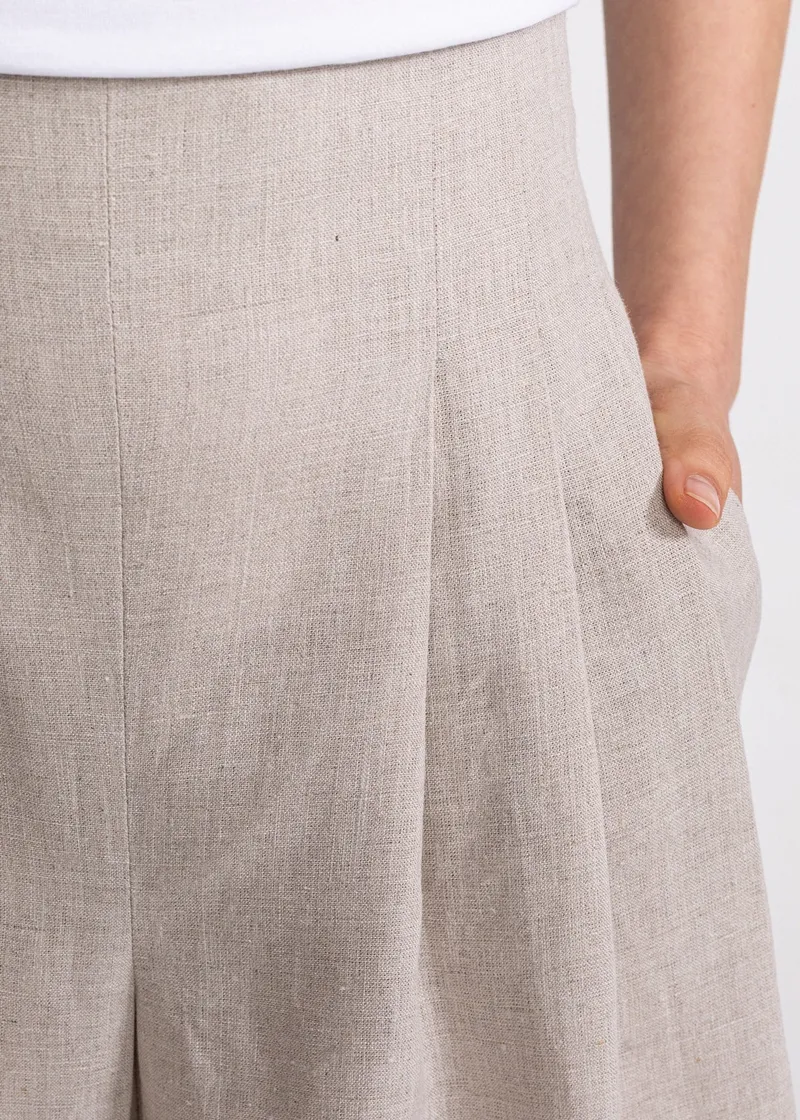 De IONESCU De IONESCU Damen vegan Hose High Waist Deva, Beige, – Produktbild 1 von 2