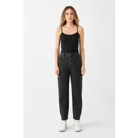 DAWN Damen Jeans STARDUST High Waist O-Shape DAWN Bio-Baumwolle, Black/black, – Produktbild 2 von 6