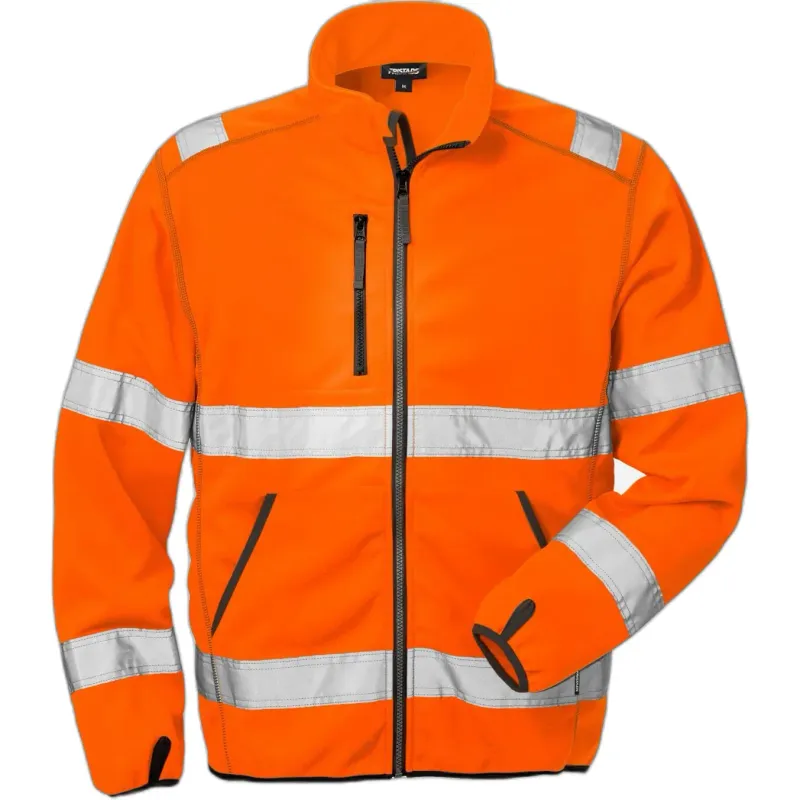 Fristads Wasserdichte Softshell-Jacke Klasse 3 mit hoher Sichtbarkeit Fristads 4840 SSL, Orange, – Produktbild 1 von 1