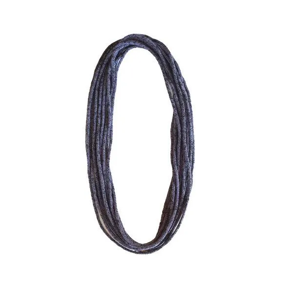 austriandesign.at austriandesign.at StrickKette "SloWool", Anthrazit/violett, – Produktbild 1 von 4