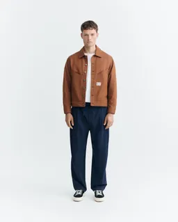 thinking mu Thinking MU Herren vegan Jacke Cannon Aus Denim Naturfarben Braun Gefärbt – Produktbild 1 von 1