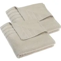 Living Crafts LIVING CRAFTS - Home Handtücher, 2er-Pack - Beige (100% Bio-Baumwolle), Nachhaltige Mode, Bio Bekleidung – Produktbild 1 von 1