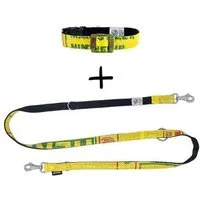 GOOPSI GOOPSI Hundeleine LANKA mit Halsband Gr. M (32-42 cm) im Set - Gelb – Produktbild 1 von 1