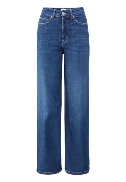 hessnatur hessnatur Jeans ALVA High Rise Wide Leg aus Bio-Denim, Pure blue, – Produktbild 7 von 8