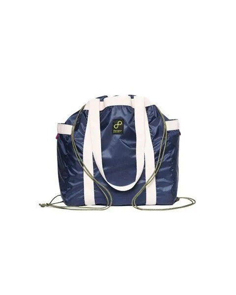 DEMANO DEMANO Tote Bag Hergestellt aus Fallschirmresten, Azul oscuro, – Produktbild 1 von 4