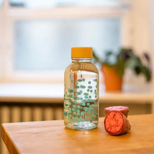 Carry Bottles Carry Bottles Glastrinkflasche 0.4l, Pure happiness, – Produktbild 4 von 4