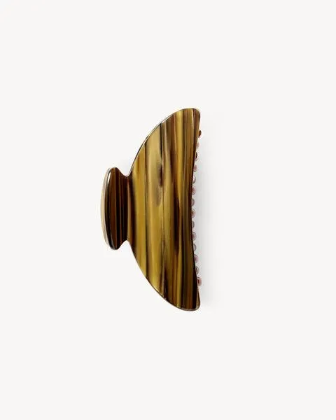 JAN N JUNE JAN N JUNE Machete Haarklammer Midi Claw aus Acetat, Tigers's eye (braun), – Produktbild 3 von 3