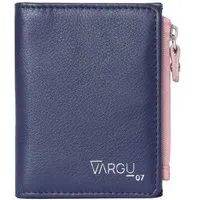 Vargu Vargu Echtleder Geldbörse SINE 1, Purple - sky blue, – Produktbild 1 von 1