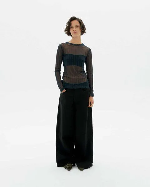 thinking mu Jeanshose Wide Leg Modell: Hedda, Black, – Produktbild 3 von 5