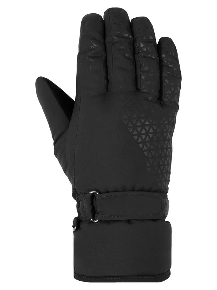 Ziener Ziener Skihandschuhe KISAR-Z AQUASHIELD® DAMEN wasserdicht, winddicht, atmungsaktiv, warm, weiches Fleece-Futter, Schwarz, – Produktbild 2 von 3