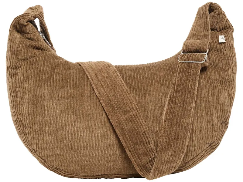 Tranquillo Tranquillo Cross-Body-Bag Birnaa aus Biobaumwolle, Taupe, – Produktbild 2 von 2