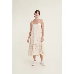 Basic Apparel Basic Apparel Kleid NEDEL mit feinem Blätterprint – Produktbild 1 von 1