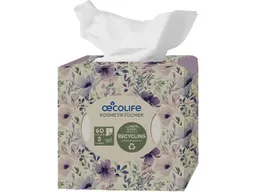 oecolife oecolife Kosmetiktücher "Recycling" in gemusterter Box – Produktbild 1 von 1